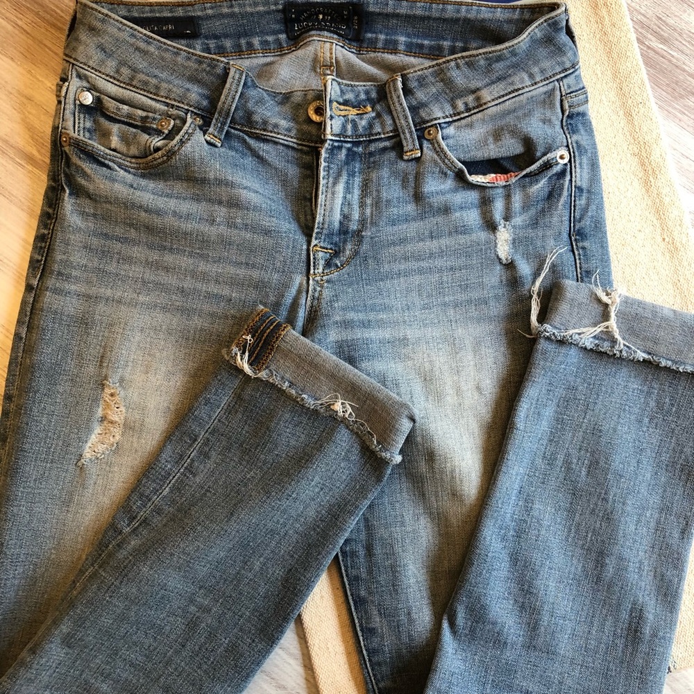 Lucky brand Lolita Capri skinny denim jeans
